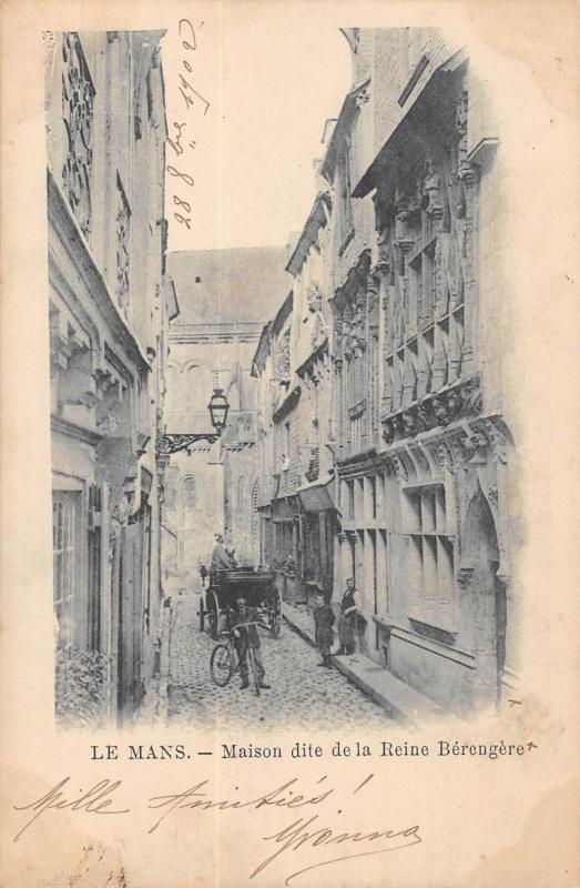 Carte postale ancienne Le Mans - Maison Dite De La Reine Berangere au Mans