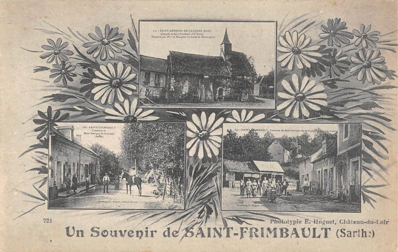 Carte postale ancienne Un Souvenir De Saint Frimbault