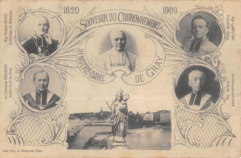 Carte postale ancienne Souvenir Du Couronnement De Notre Dame De Gray