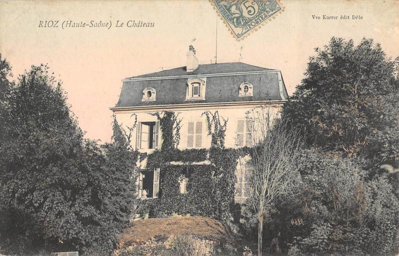 Carte postale ancienne Rioz - Le Chateau à Rioz