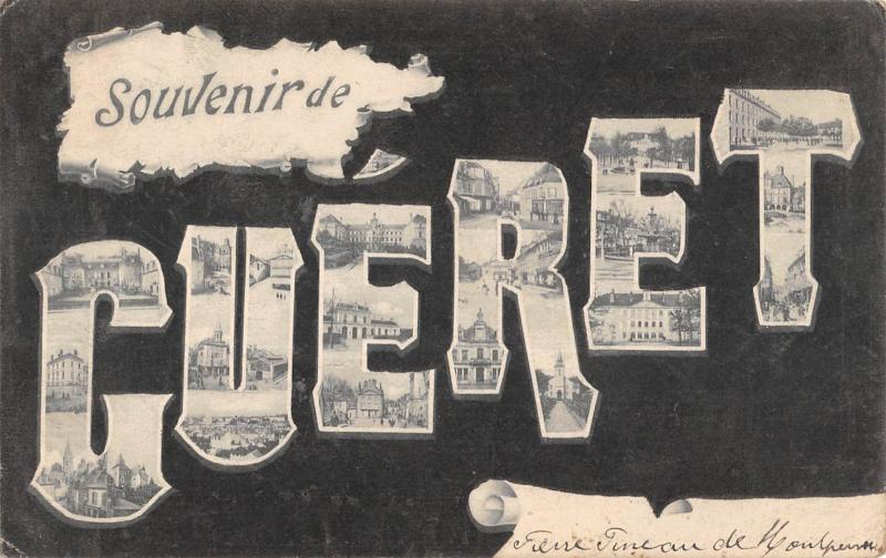 Carte postale ancienne Souvenir De Gueret