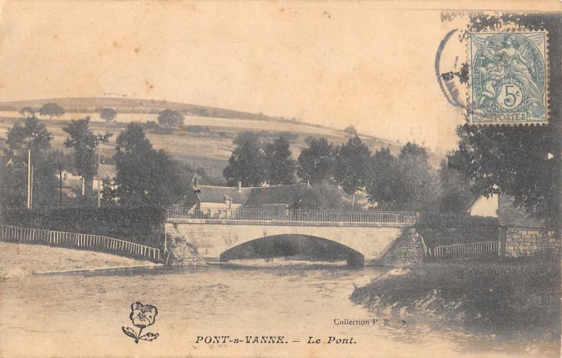 Carte postale ancienne Pont De Vanne - Le Pont
