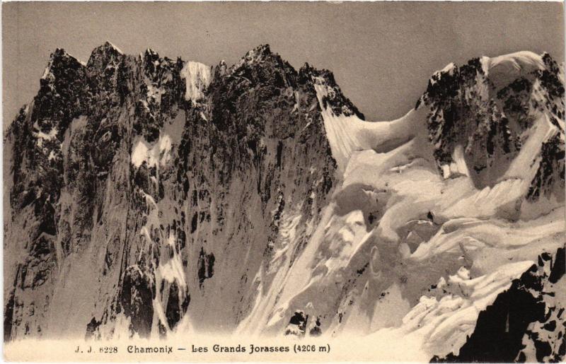 Carte postale ancienne Chamonix - Les Grands Jorasses