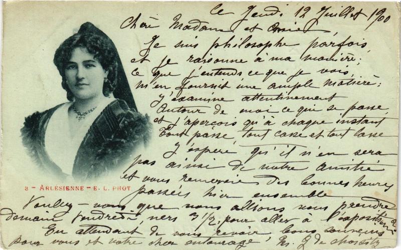 Carte postale ancienne Arlésienne
