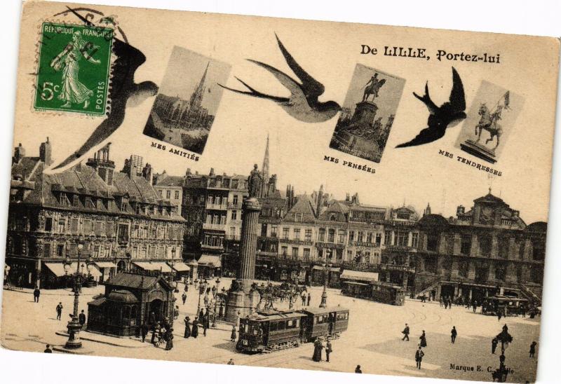 Carte postale ancienne De Lille-Porte lui à Lille