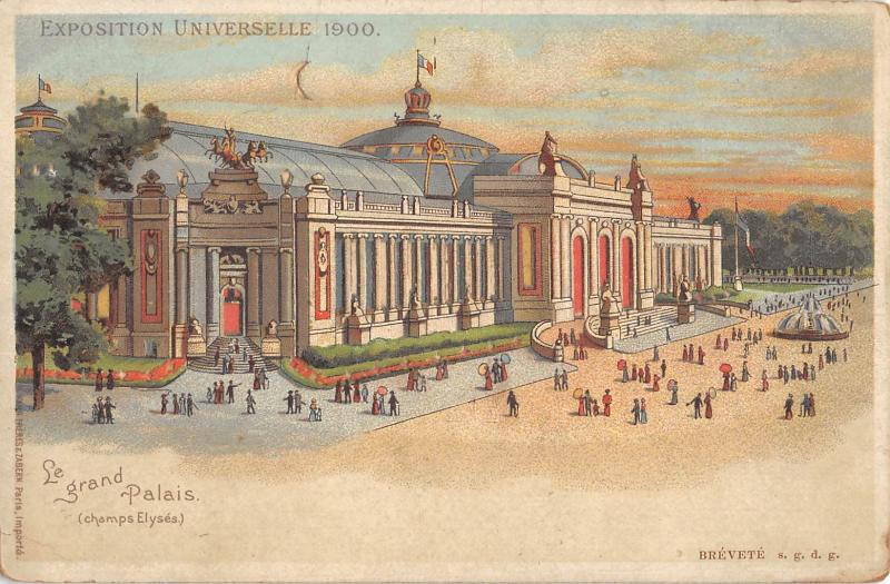Carte postale ancienne Paris - Exposition Universelle De 1900 - Le Grand Palais à Paris
