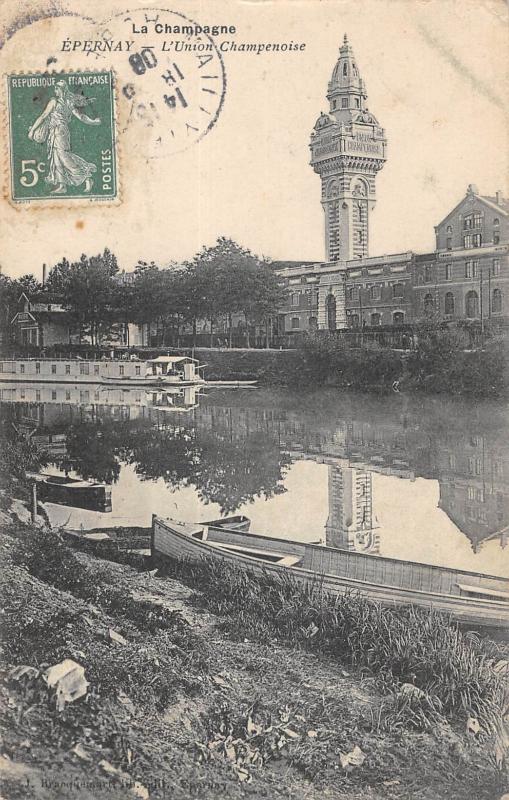 Carte postale ancienne Epernay - L'Union Champenoise à Épernay