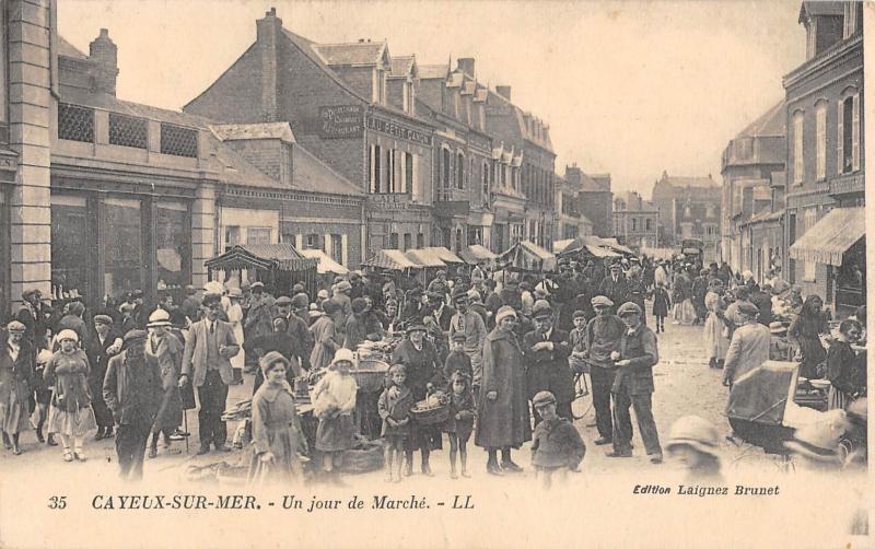 Carte postale ancienne Cayeux Sur Mer - Un Jour De Marche à Cayeux-sur-Mer