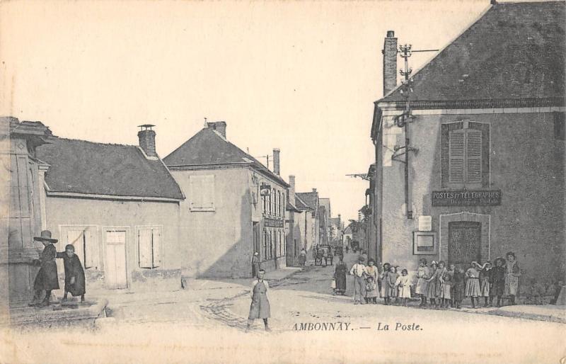 Carte postale ancienne Ambonnay - La Poste à Ambonnay