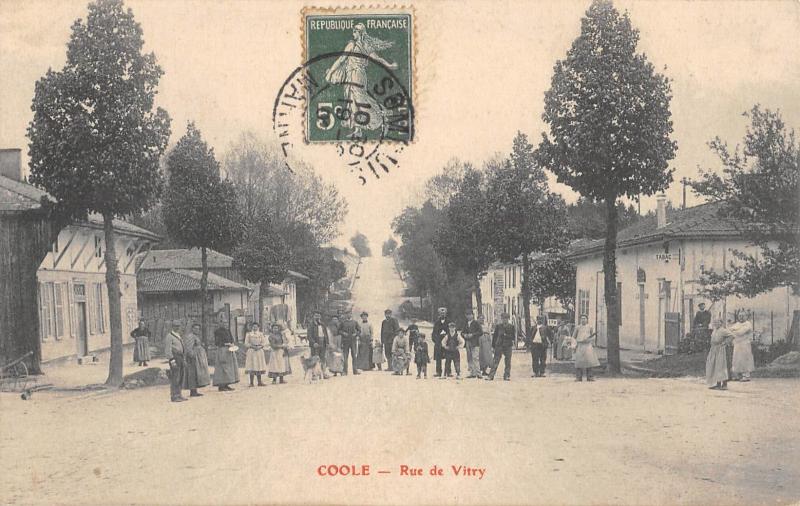 Carte postale ancienne Colle - Rue De Vitry