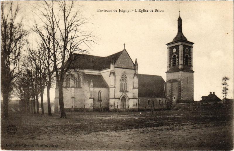 Carte postale ancienne Eglise de Brion à Brion