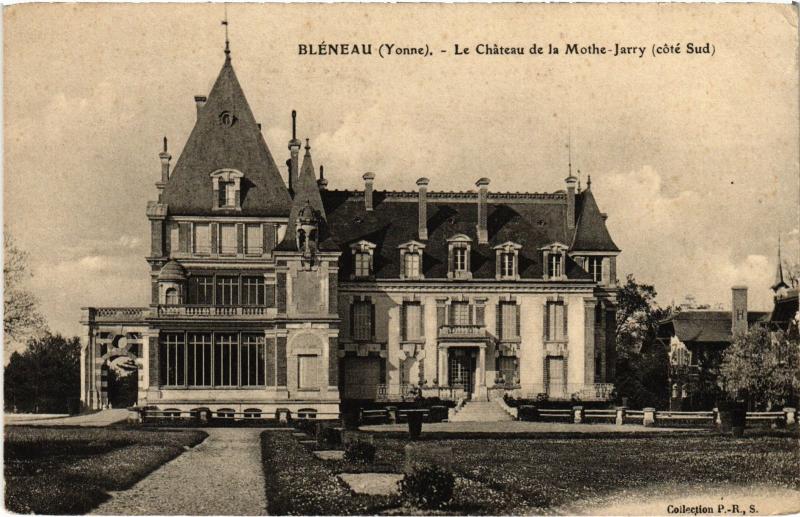 Carte postale ancienne Bleneau CHateau de la Mothe Jarry