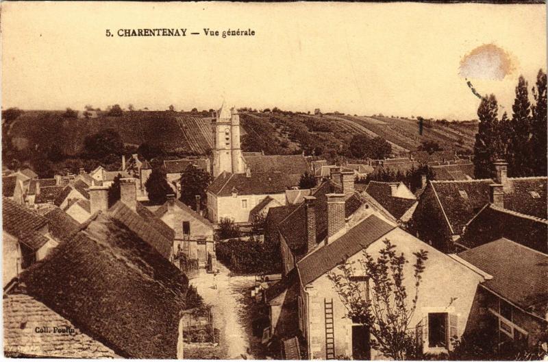 Carte postale ancienne Charentenay vue generale à Charentenay