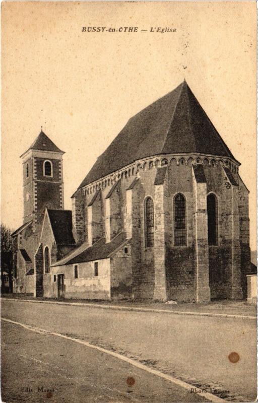 Carte postale ancienne Bussy en Othe eglise à Bussy-en-Othe