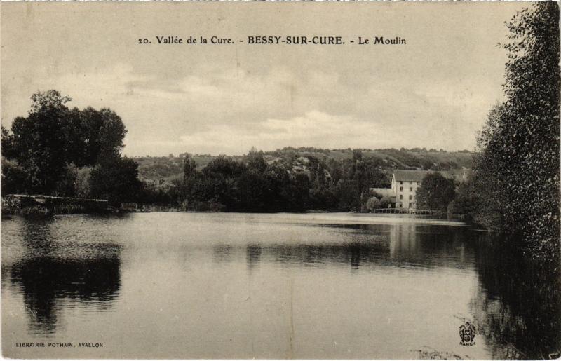 Carte postale ancienne Bessy le moulin