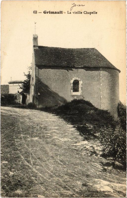 Carte postale ancienne Grimault la chapelle à Grimault
