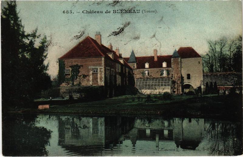 Carte postale ancienne Bleneau le chateau