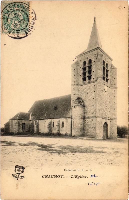 Carte postale ancienne Chaumont eglise à Chaumont