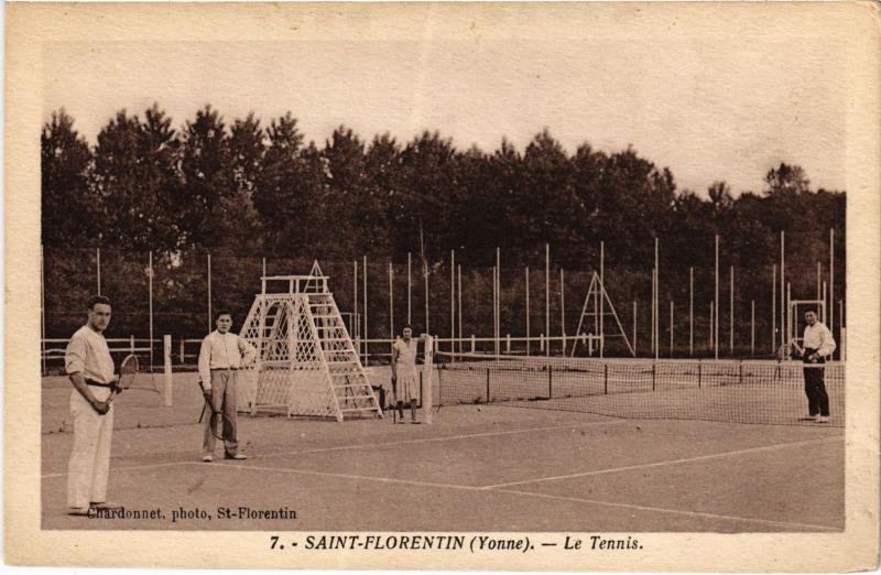 Carte postale ancienne St Florentin le Tennis