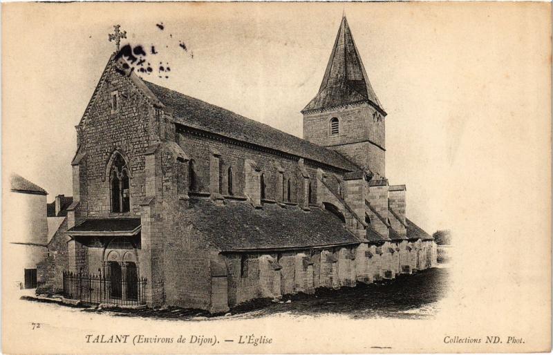 Carte postale ancienne Talant eglise