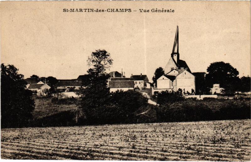 Carte postale ancienne St Martin des Champs vue generale