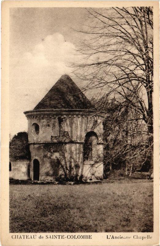 Carte postale ancienne Ste Colombe le chateau