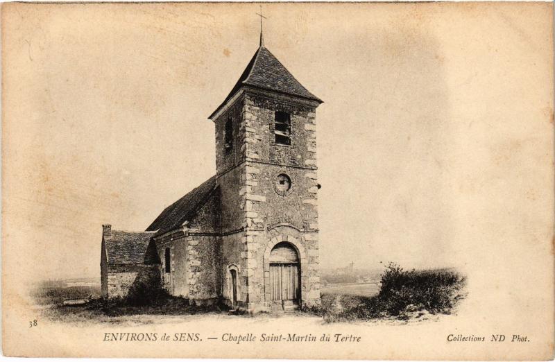 Carte postale ancienne Chapelle Saint-Martin du Tertre à Saint-Martin-du-Tertre