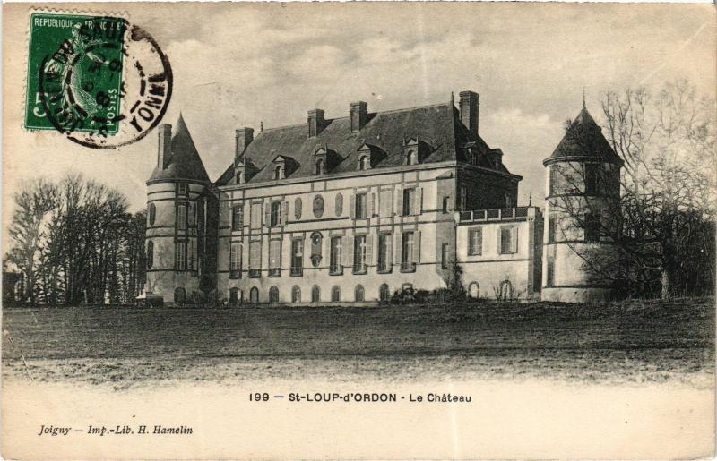 Carte postale ancienne St Loup le chateau