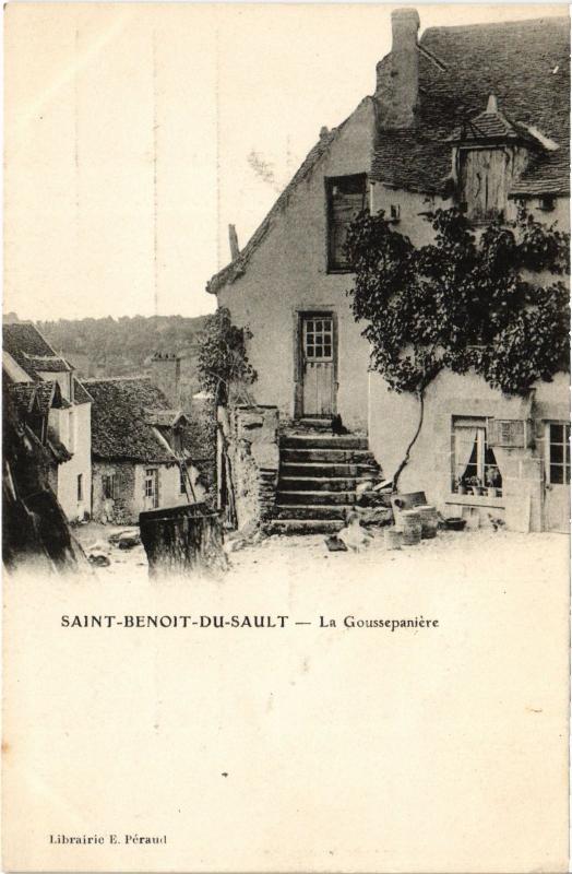 Carte postale ancienne St Benoit du Sault la Goussepaniere
