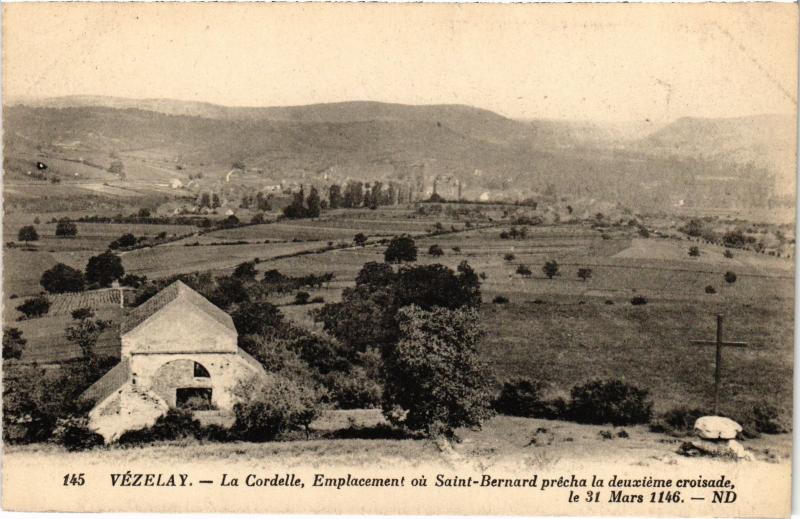 Carte postale ancienne Vezelay la Cordelle