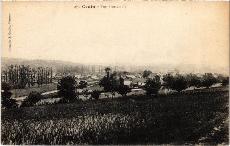 Carte postale ancienne Crain vue d'ensemble à Crain