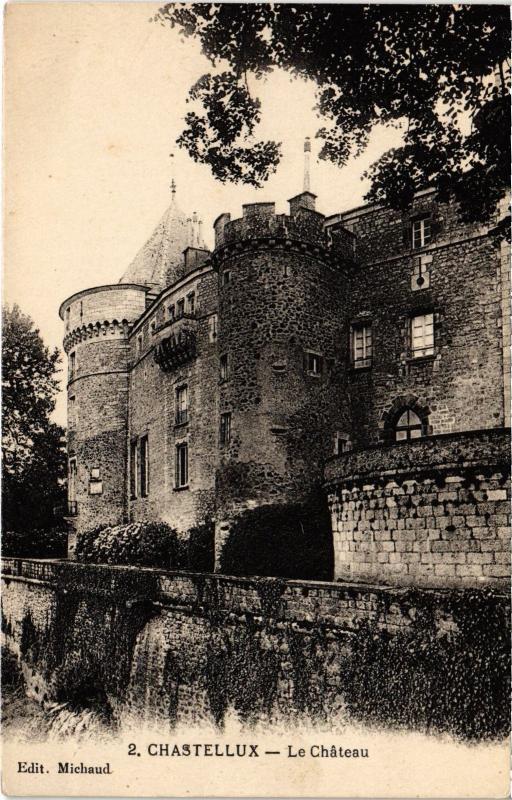 Carte postale ancienne Chastellux le chateau