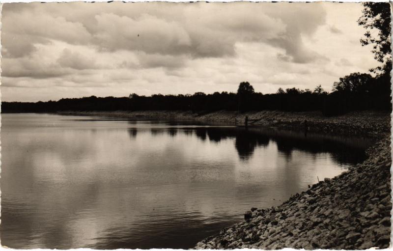 Carte postale ancienne Bleneau Etang de Grande Rue
