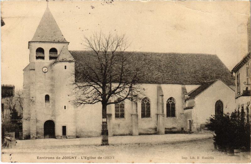 Carte postale ancienne Cheny Eglise à Cheny