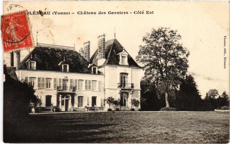 Carte postale ancienne Bleneau Chateau des Garniers