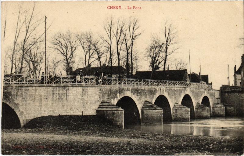Carte postale ancienne Cheny le Pont à Cheny