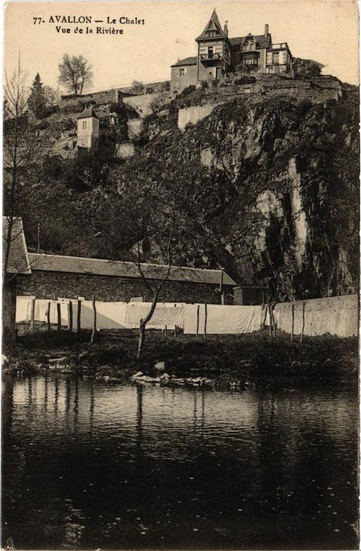 Carte postale ancienne Avallon le Chalet à Avallon