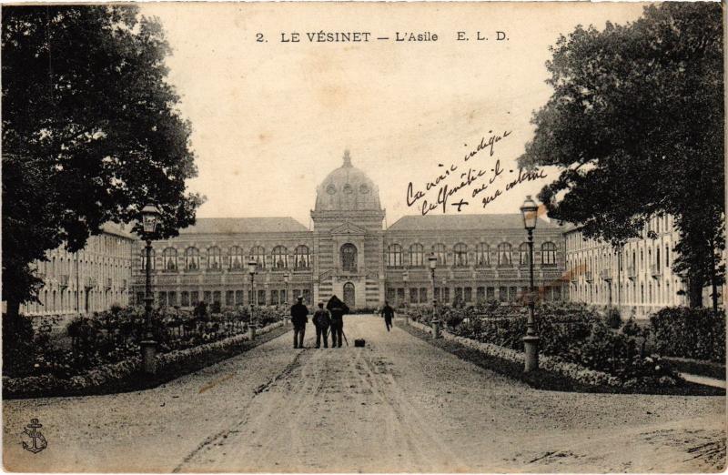 Carte postale ancienne Le Vesinet Asile Nationale