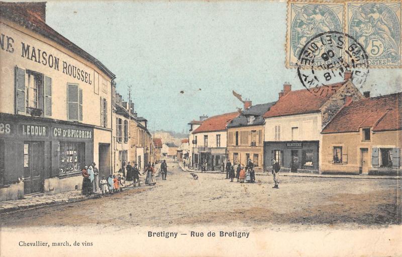 Carte postale ancienne Bretigny - Rue De Bretigny