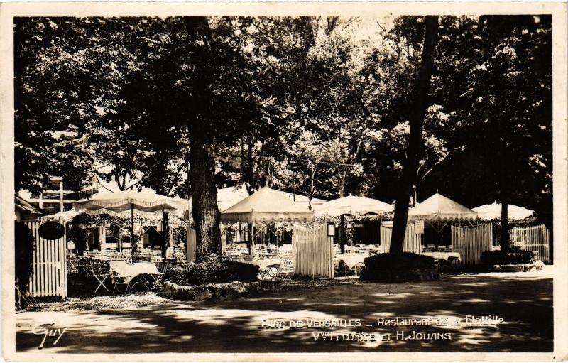 Carte postale ancienne Versailles Restaurant de la Flottille France à Versailles