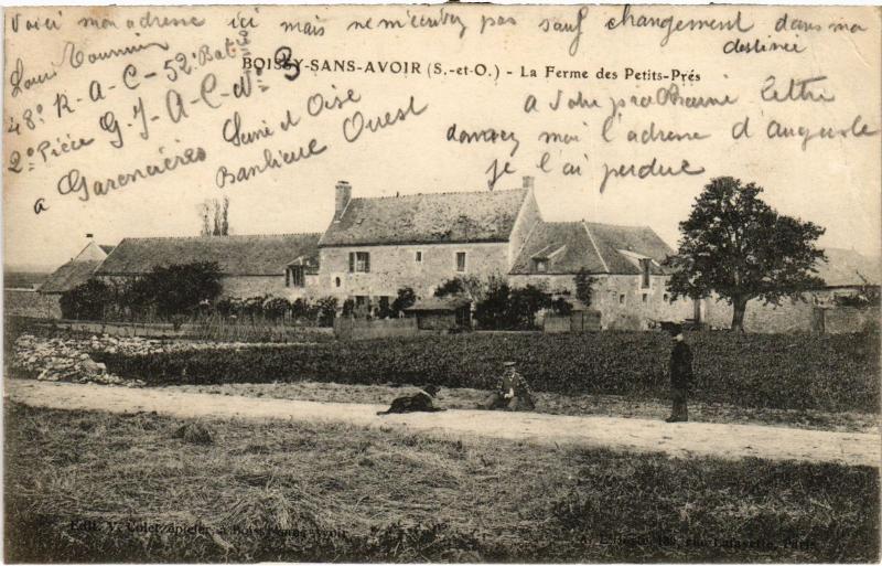 Carte postale ancienne Boissy sans Avoir La Ferme des Petits-Pres France à Boissy-sans-Avoir