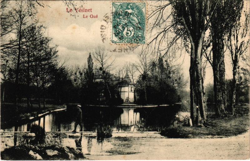 Carte postale ancienne Le Vesinet Le Gue France
