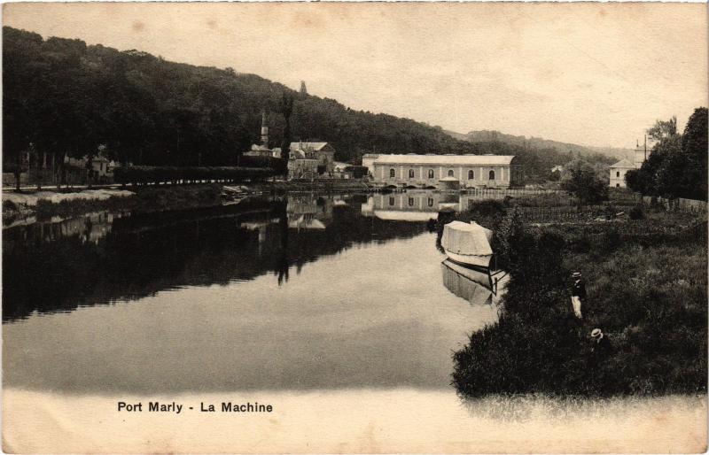 Carte postale ancienne Port-Marly La Machine France