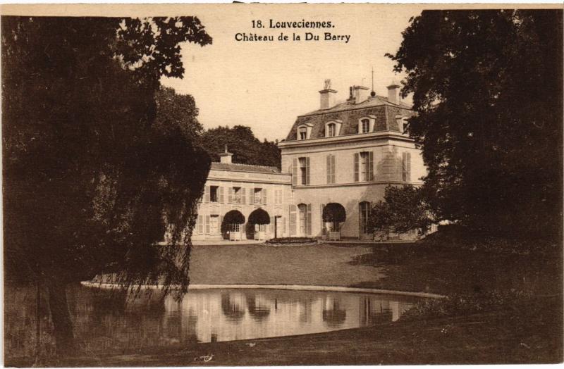 Carte postale ancienne Louveciennes Chateau de la Du Barry France à Louveciennes