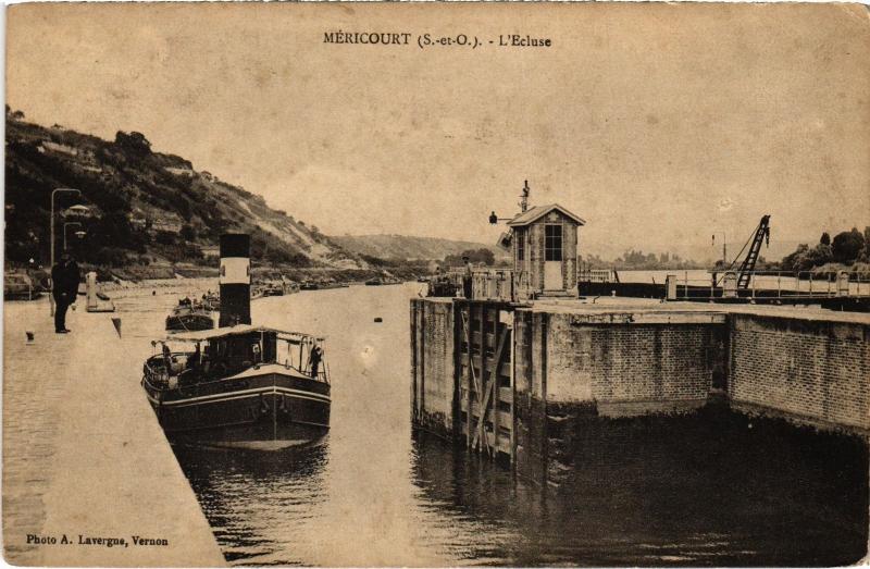 Carte postale ancienne Mericourt L'Ecluse France