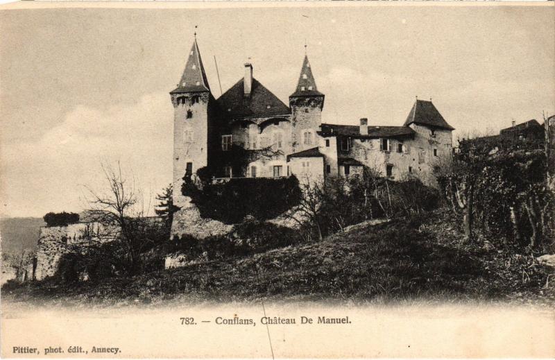 Carte postale ancienne Conflans Chateau de Manuel France