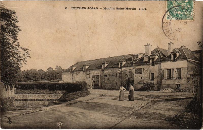 Carte postale ancienne Jouy en Josas Moulin Saint-Martin France à Jouy-en-Josas