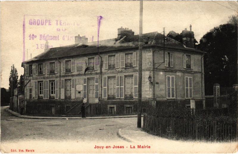 Carte postale ancienne Jouy en Josas La Mairie France à Jouy-en-Josas