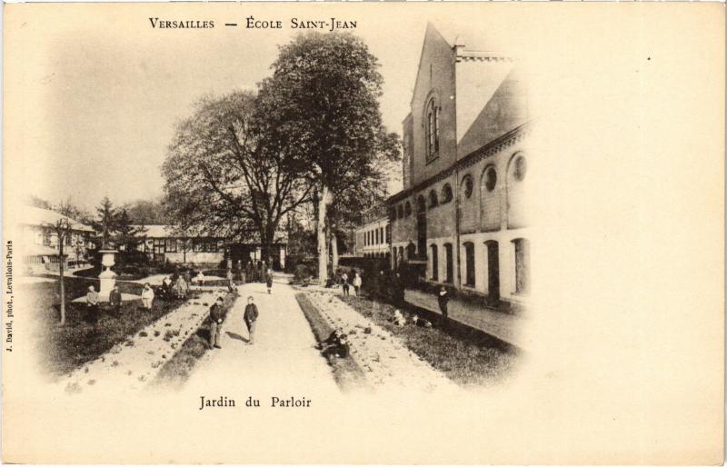 Carte postale ancienne Versailles Jardin du Parloir France à Versailles