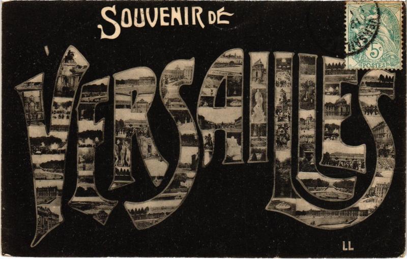 Carte postale ancienne Souvenir de Versailles France à Versailles